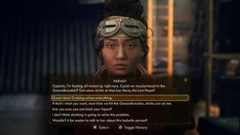The Outer Worlds - Parvati Gets A Poem From Junlei