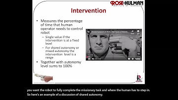 HRI Lecture 2: Human-Robot Interaction Taxonomy
