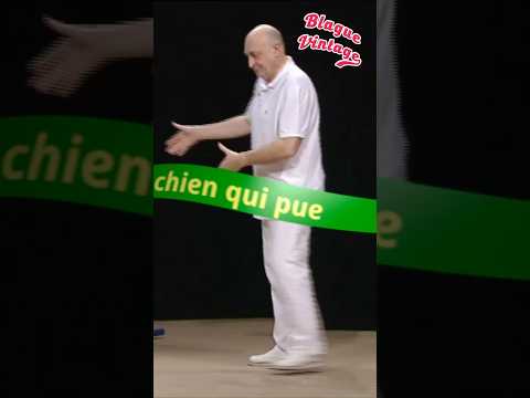 Blague vintage Le chien qui pue