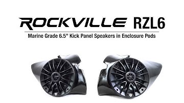 All About Your Rockville RZL6 6.5" 150w Kick Panel Speakers For 2014-17 Polaris RZR 1000/900S