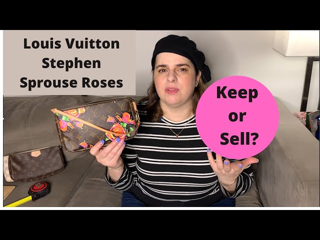 LOUIS VUITTON Monogram Stephen Sprouse Roses pochette – Sheer Room
