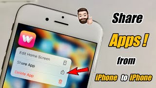 How to Share Apps  from iPhone  to iPhone || How to send Apps from one iPhone to other iPhone screenshot 2