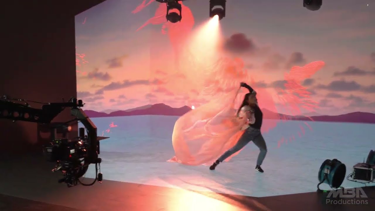 Behind the scenes on our xR Stage