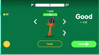 Casual Games   STICKMAN ARCHER WAVES screenshot 3