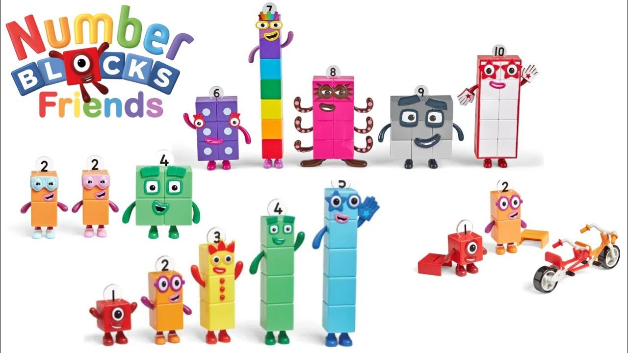 Numberblocks – Unboxing Numberblock Friends 1 to 10! Satisfying ASMR ...