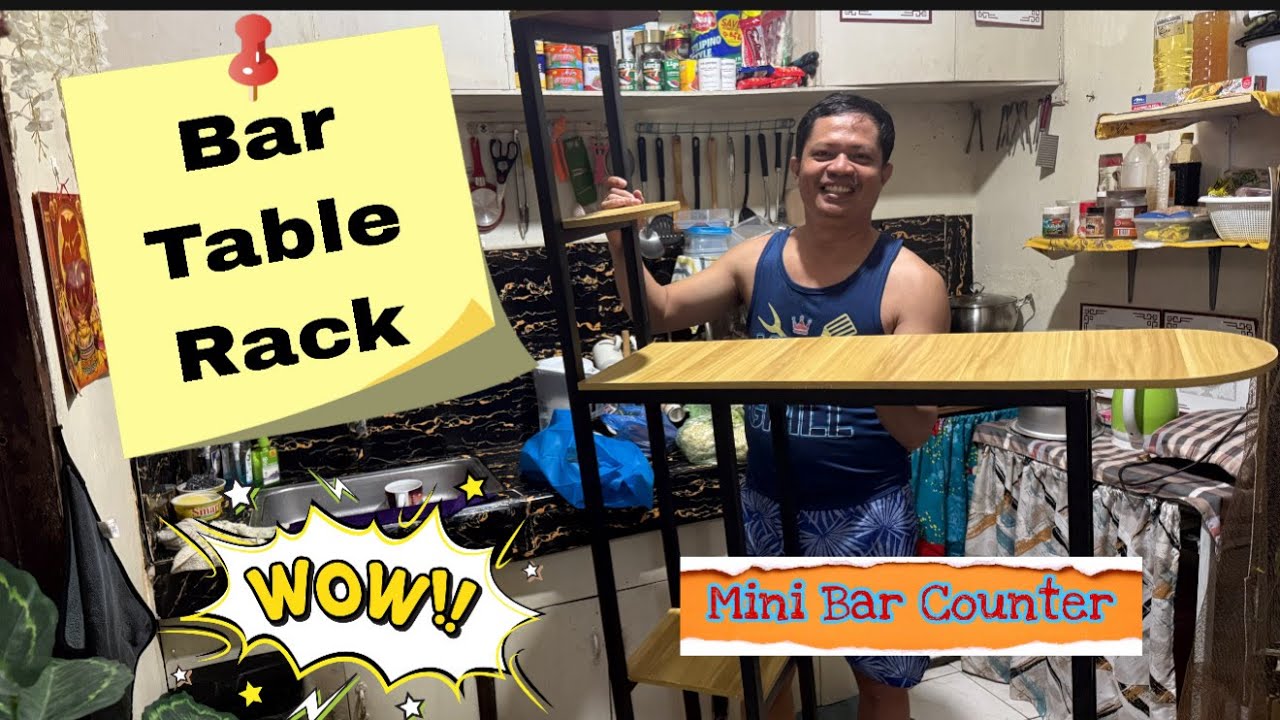 Как собрать стойку для барного стола? (тагальский)