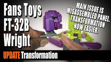 UPDATE Transformation: Fans Toys FT-32B Wright [Scavenger]: Rock FX Review