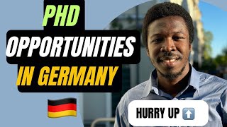 PhD Opportunities in Germany 🇩🇪 for you. (Free Tuition)