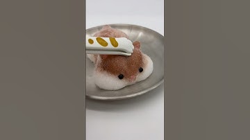 Cute hamster Tabasquishy squishy toy squeeze stress relief 😃#handmade #cute #stressrelief #squishy