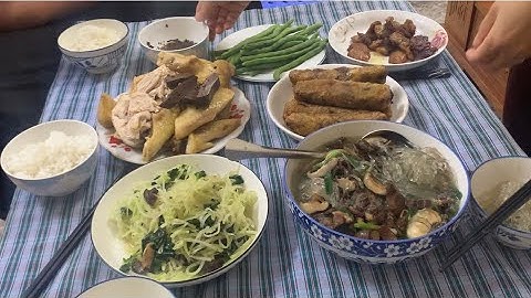 Cơm gạo mới 10/10 của người dân tộc tày lạng sơn /Huyền lương vlog . 