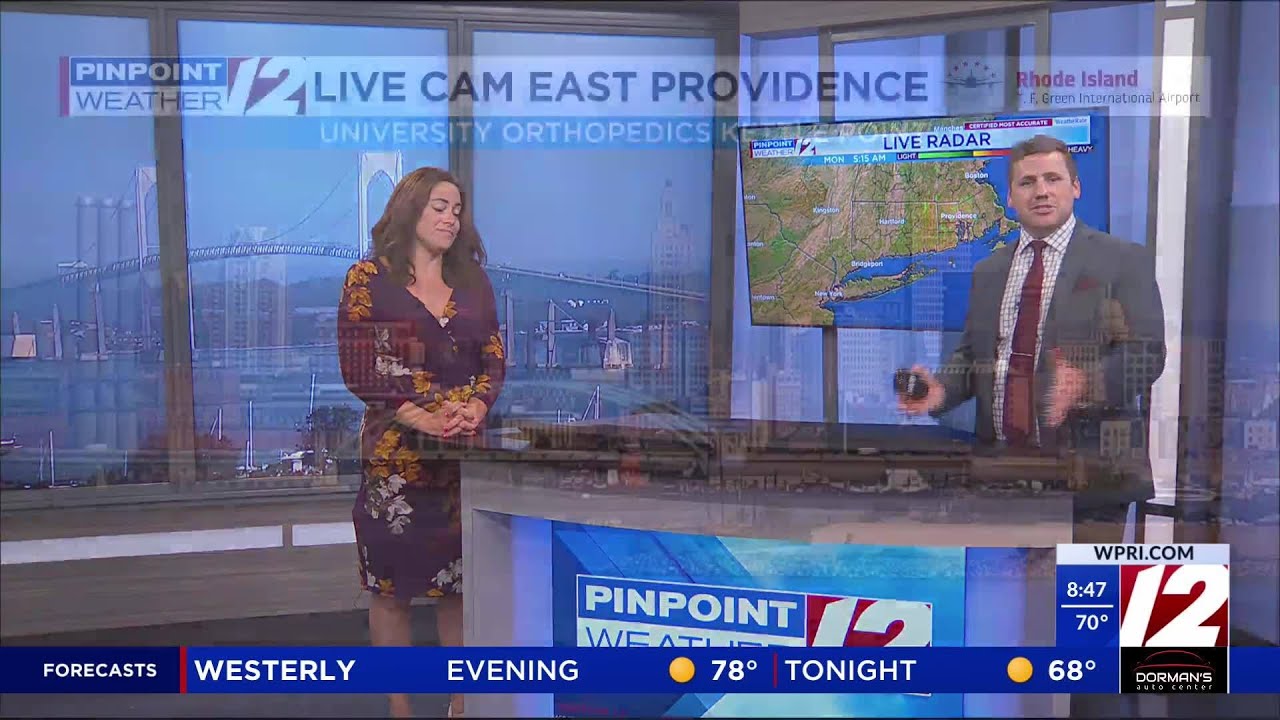 WPRI 12 Weather Forecast 8/11/25: Sunny, Very Warm, and Humid Next Few ...