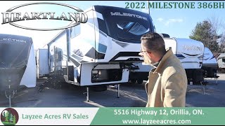 2022 Heartland Milestone 386BH - Layzee Acres RV Sales