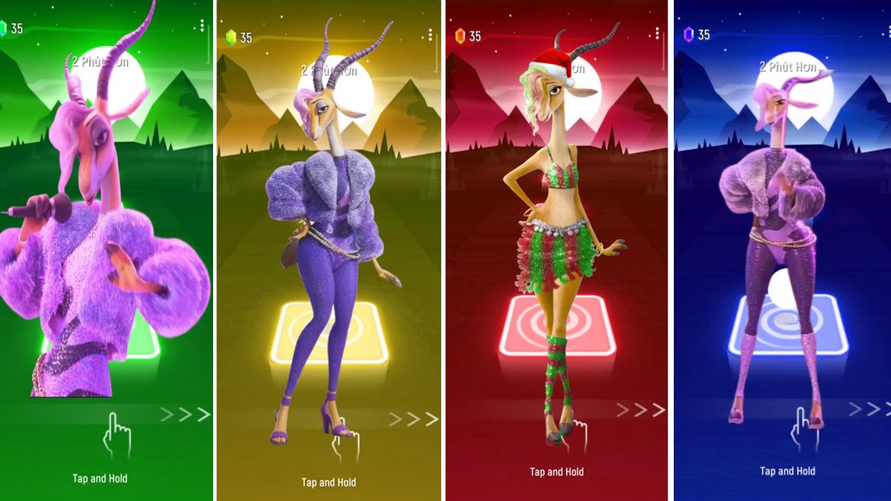 Gazelle vs Disco Gazelle vs Holiday Gazelle | Insane Tiles Hop Dance Battle