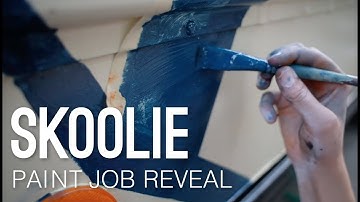 Bus Conversion Paint Job Reveal + Skoolie T Shirt Giveaway Winner