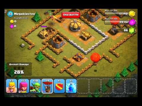 Clash of Clans Level 14 - Megablaster - YouTube