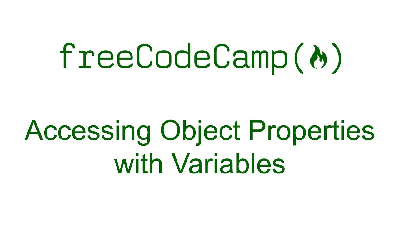 Accessing Object Properties With Variables