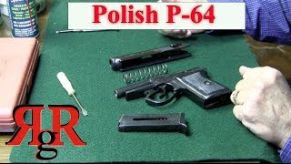 Polish P-64 Makarov 9X18 Field Strip