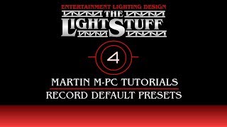 Celebrity Martin M-PC Tutorial # 4 : Record Default Preset Net Worth