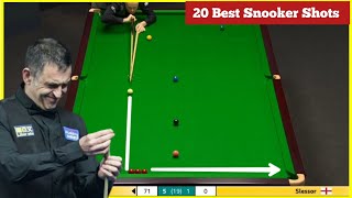 Top 20 Shots In Snooker History !