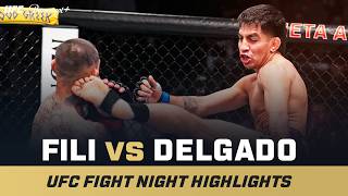 SPLIT DEC 😲 | Andre Fili vs. Jose Delgado | UFC Fight Night Mini Fight Highlights
