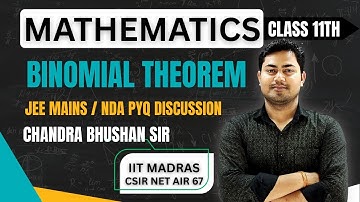 🔴 BINOMIAL THEOREM || JEE MAINS / NDA / DEFENCE || CLASS 11TH MATHS || EXAM ORIENTED || #lltcpandwa