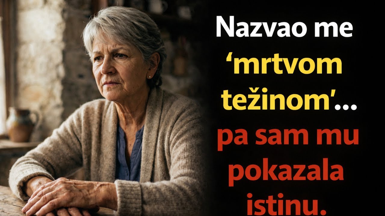 Moj sin me nazvao mrtvim teretom… ali nije znao tko je zapravo platio zemlju.”