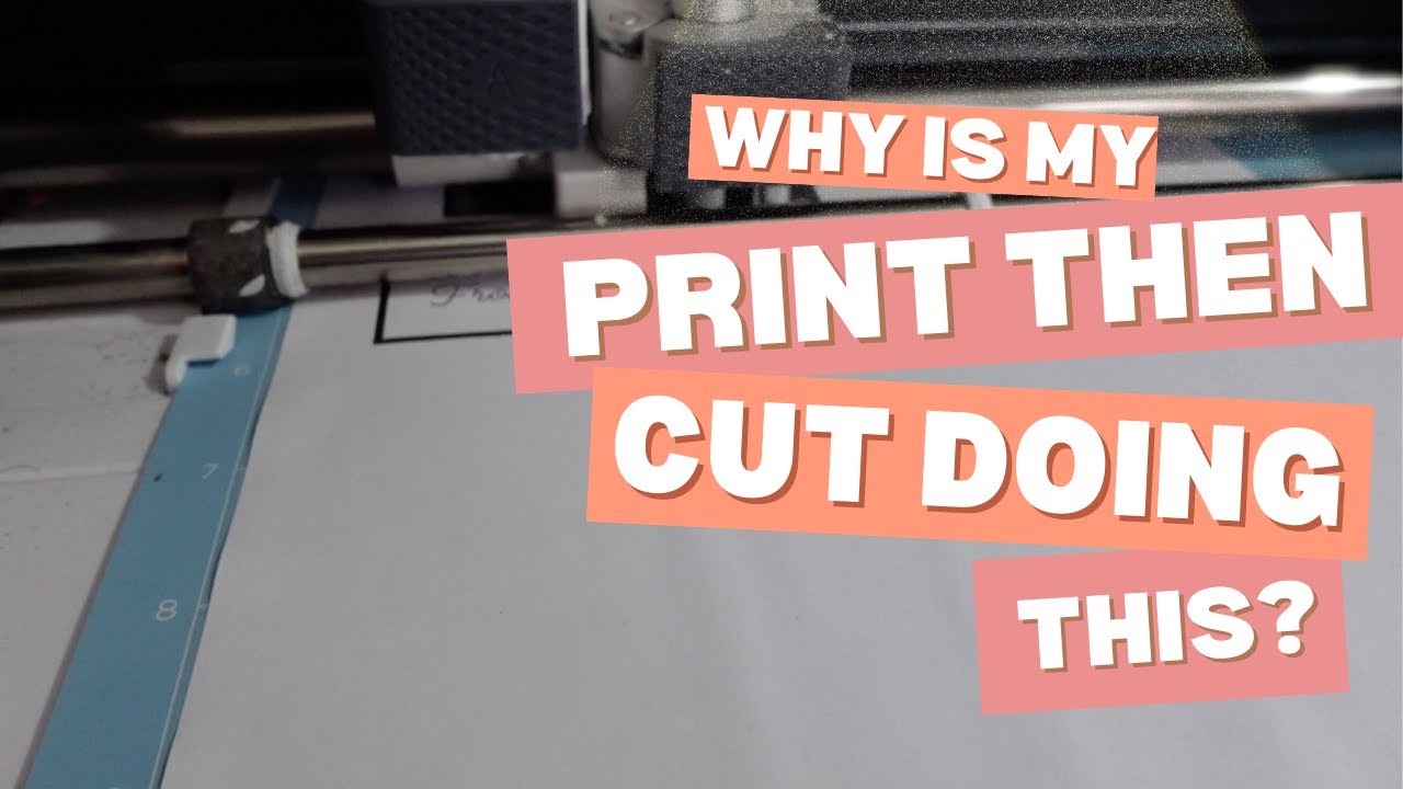 CRICUT HELP!! Why is my print then cut doing this?? - YouTube