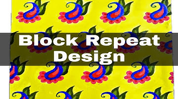 Block Repeat Design | Fabric Prints.
