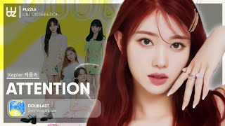 ➵ Line Distribution (Updated) | Kep1er 케플러 ― 'Attention'