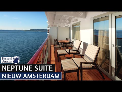 Nieuw Amsterdam Neptune Suite walkthrough tour