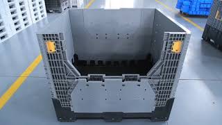 collapsible pallet box