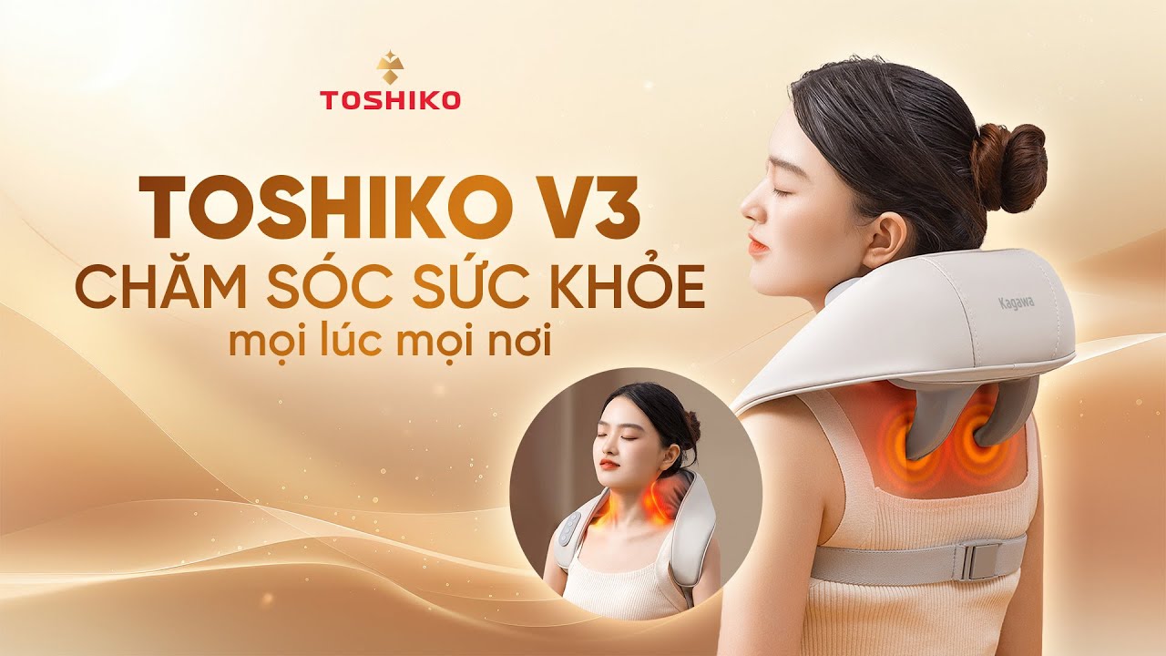 Video giới thiệu Máy massage cổ vai gáy đa năng Toshiko V3