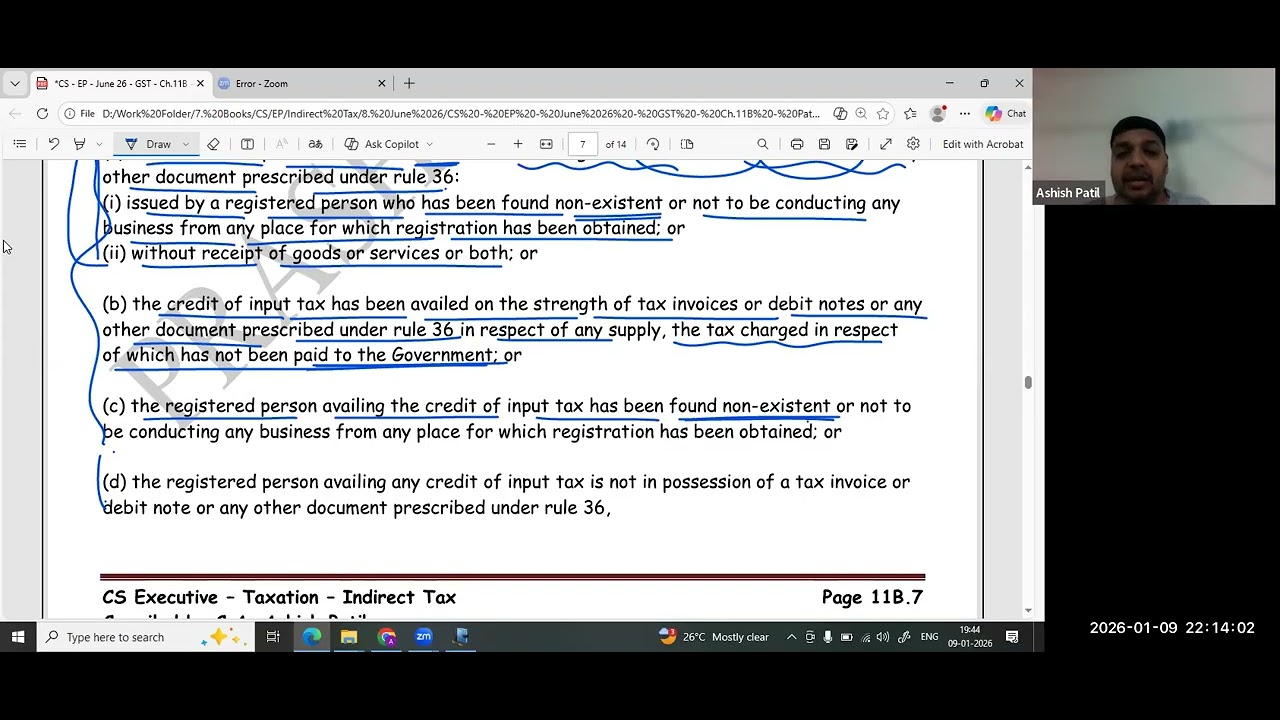 38  CS   EP   J26   B1   Ch 11B   Payment of Tax   L2