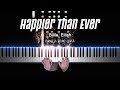 Billie Eilish - Happier Than Ever | Piano Cover by Pianella Piano