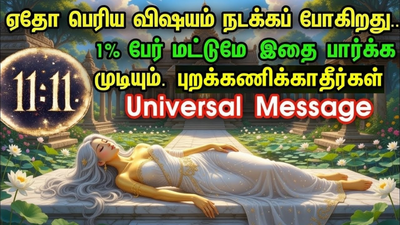 இன்று தொடங்குகிறது உங்கள் பொற்காலம்! இதை கவனமாக கேளுங்கள்!
