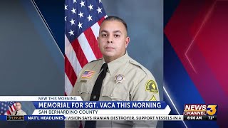Memorial service for Sgt. Vaca 06112021