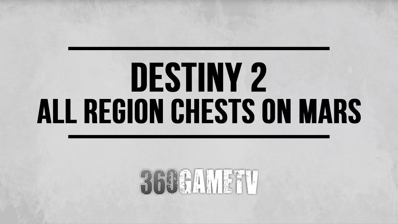 Destiny 2 All Mars Region Chest Locations (Mars Region Chests Location