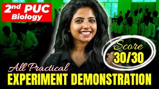2nd PUC Biology Practicals 🔬 | Biology Experiment Demonstration | 2nd PUC Practicals 2026 🌿