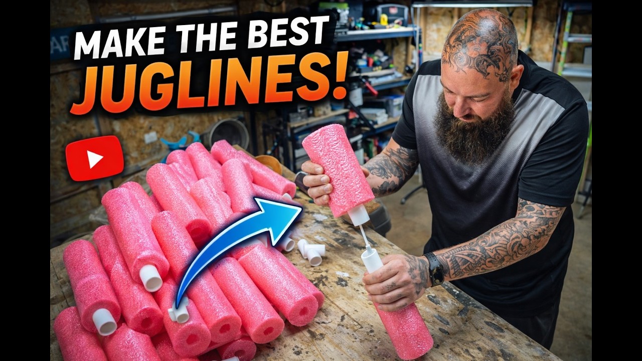 How to Make the PERFECT Juglines (DIY Catfish Setup)