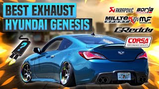 Athlete Statistics Hyundai Genesis Exhaust Sound 🔥 Stock,Borla,Straight Pipe,Mods,Review,Upgrade,Magnaflow,Remus,HKS+