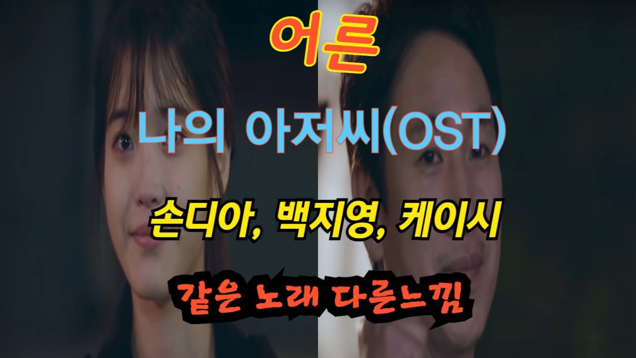 어른(손디아, 백지영, 케이시)나의 아저씨 OST(같은노래 다른느낌)