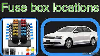 2014 Volkswagen Jetta fuse box locations
