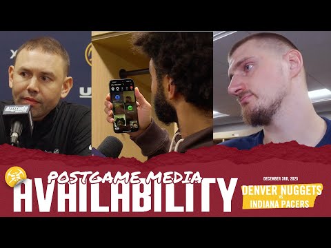 ALL Denver Nuggets Postgame Media vs. IND🎙️