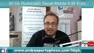 50 Gb Mobile Tiscali Senza Vincoli Ricaricabile