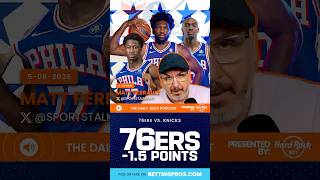 Pick of the Day: FREE NBA Bet for 76ers vs. Knicks! #shorts