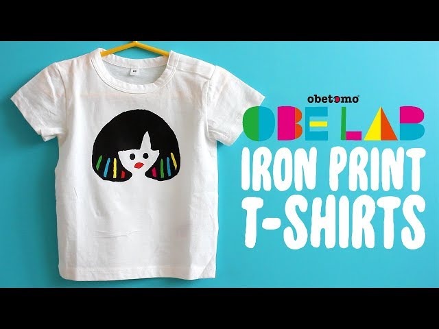 アイロンプリントTシャツつくろう！【OBETOMO LAB】 - YouTube