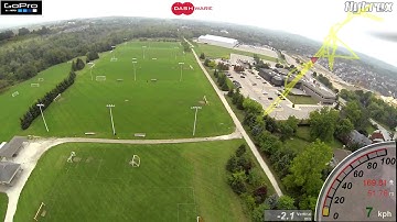 DJI-F450 -Flytrex w/Dashware Test Video