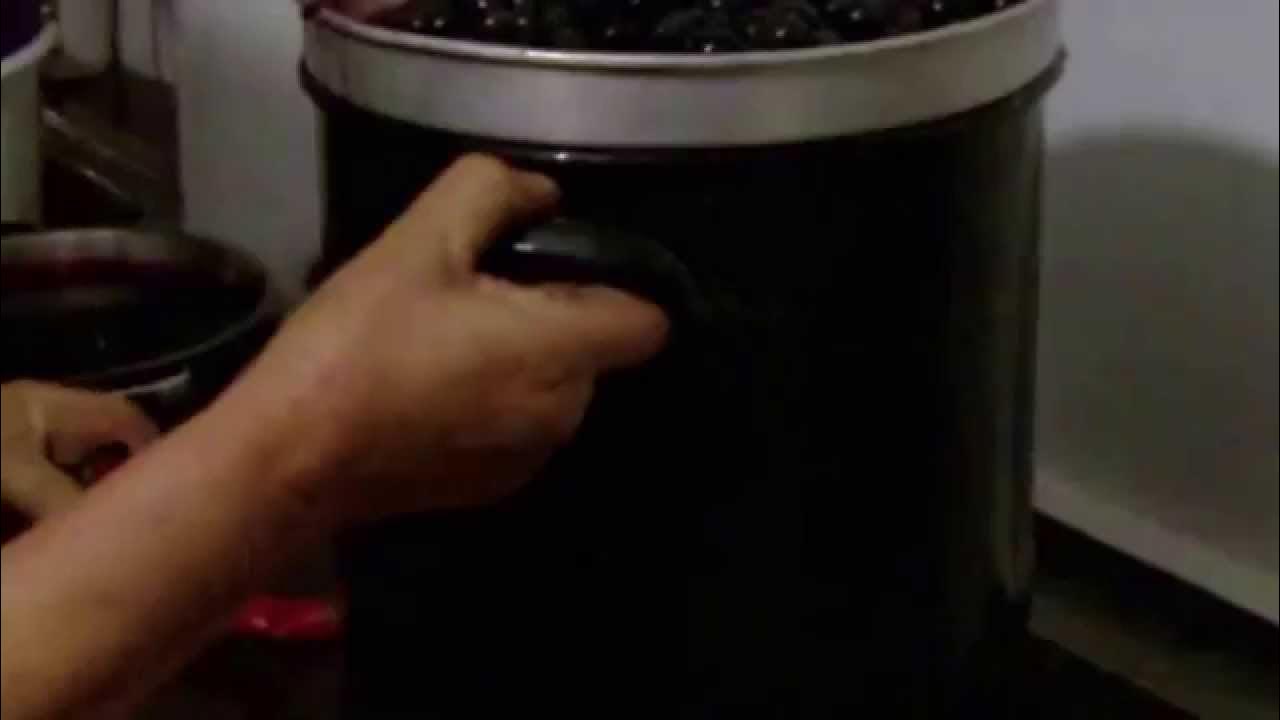 Kako napraviti sok od Grožđa, Jus de Rasins fait maison - YouTube
