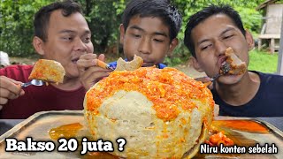 HARGA 20 JUTA ? MUKBANG BAKSO BIG LAVA PALING ENAK DI MAKAN MASIH PANAS