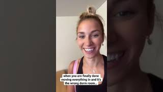 sean moved everything into the WRONG DORM ROOM…😨 #shorts